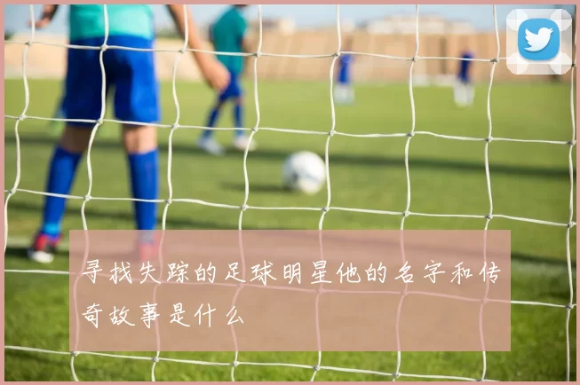 寻找失踪的足球明星他的名字和传奇故事是什么