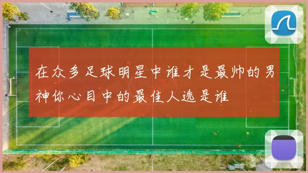 在众多足球明星中谁才是最帅的男神你心目中的最佳人选是谁